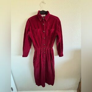 Vintage Corduroy Dress